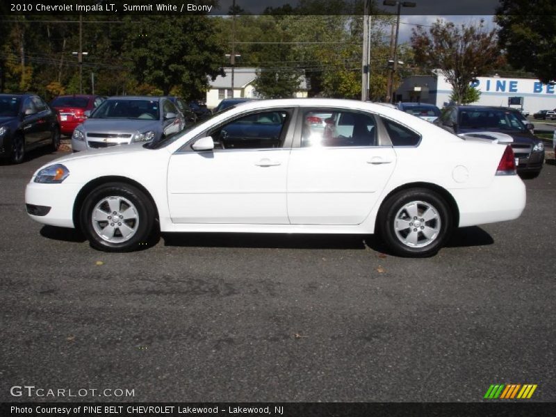Summit White / Ebony 2010 Chevrolet Impala LT