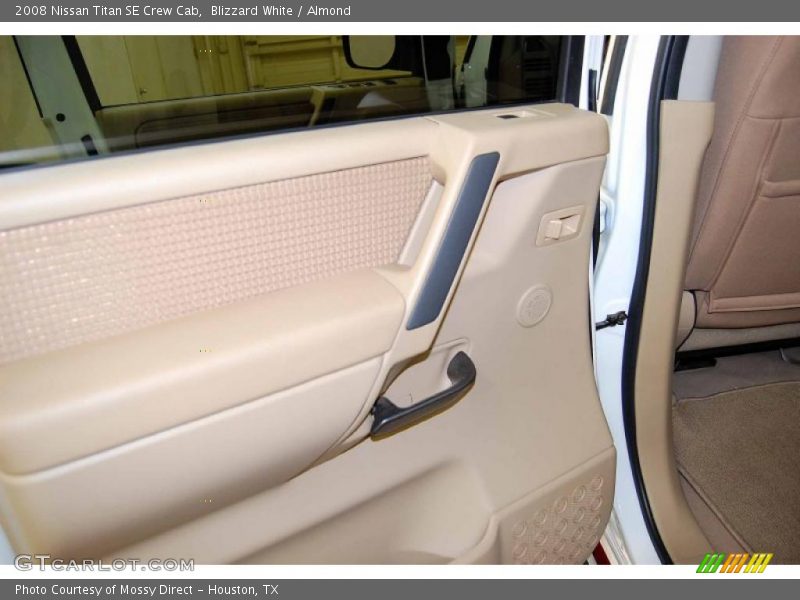 Blizzard White / Almond 2008 Nissan Titan SE Crew Cab