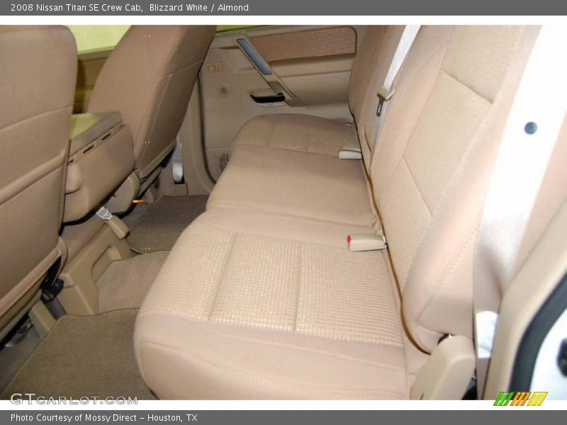 Blizzard White / Almond 2008 Nissan Titan SE Crew Cab