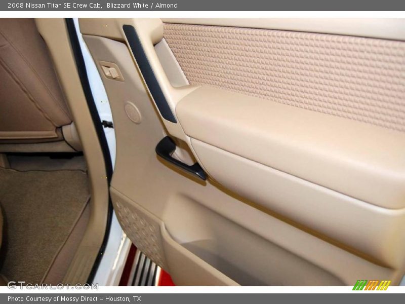 Blizzard White / Almond 2008 Nissan Titan SE Crew Cab