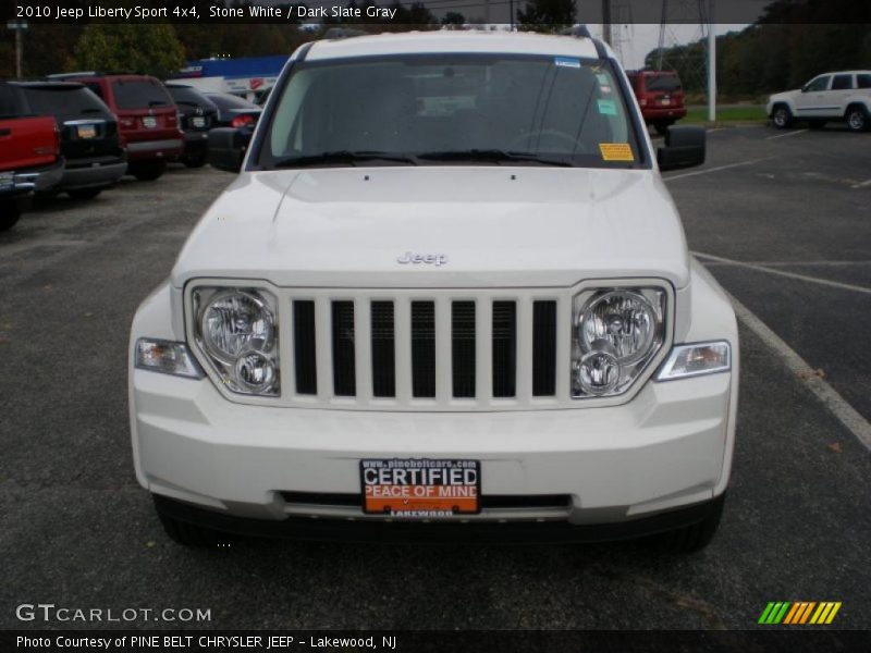 Stone White / Dark Slate Gray 2010 Jeep Liberty Sport 4x4