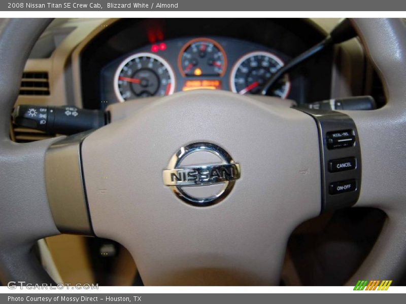 Blizzard White / Almond 2008 Nissan Titan SE Crew Cab