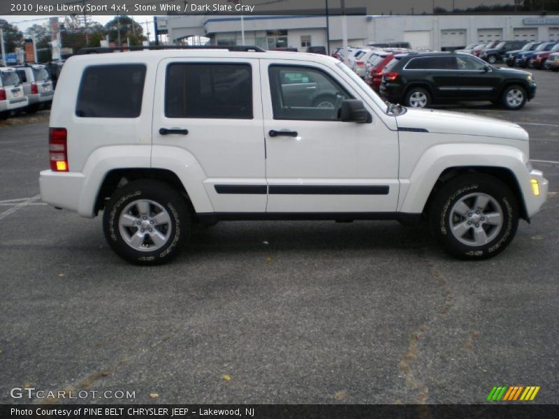 Stone White / Dark Slate Gray 2010 Jeep Liberty Sport 4x4