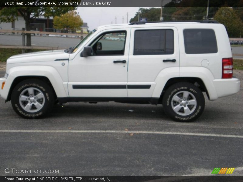 Stone White / Dark Slate Gray 2010 Jeep Liberty Sport 4x4
