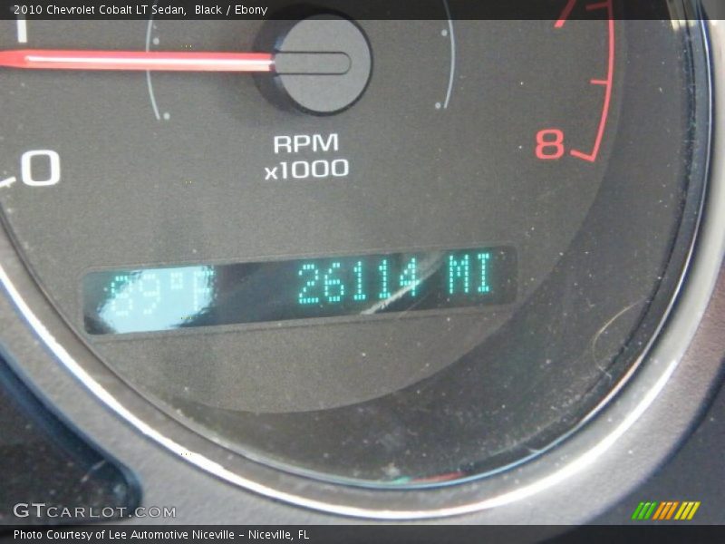 Black / Ebony 2010 Chevrolet Cobalt LT Sedan