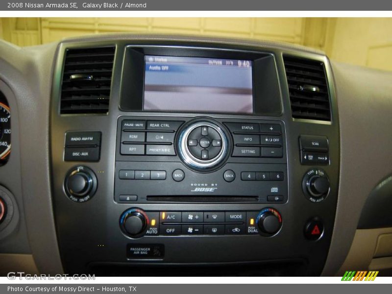 Galaxy Black / Almond 2008 Nissan Armada SE