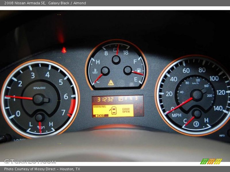 Galaxy Black / Almond 2008 Nissan Armada SE