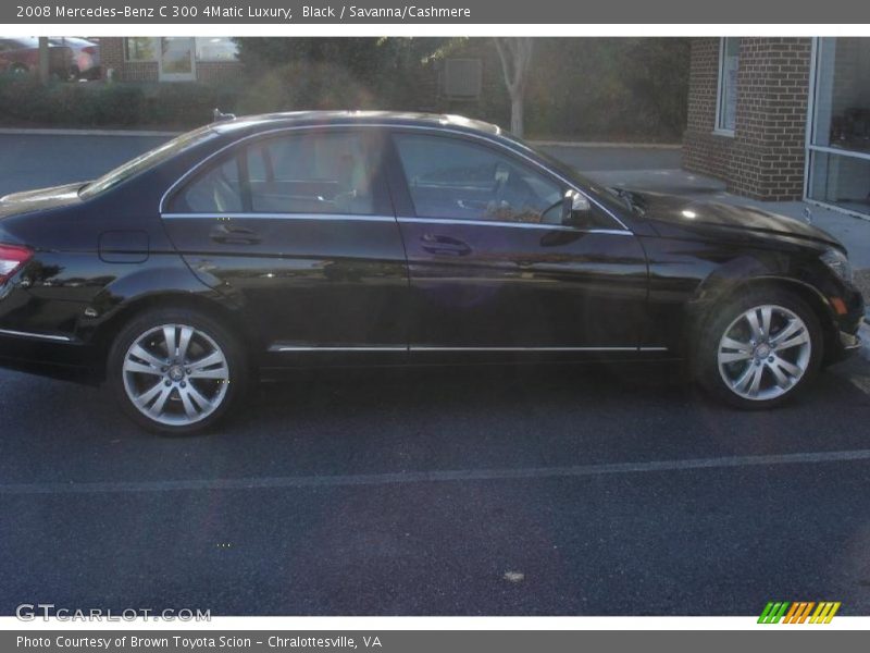 Black / Savanna/Cashmere 2008 Mercedes-Benz C 300 4Matic Luxury