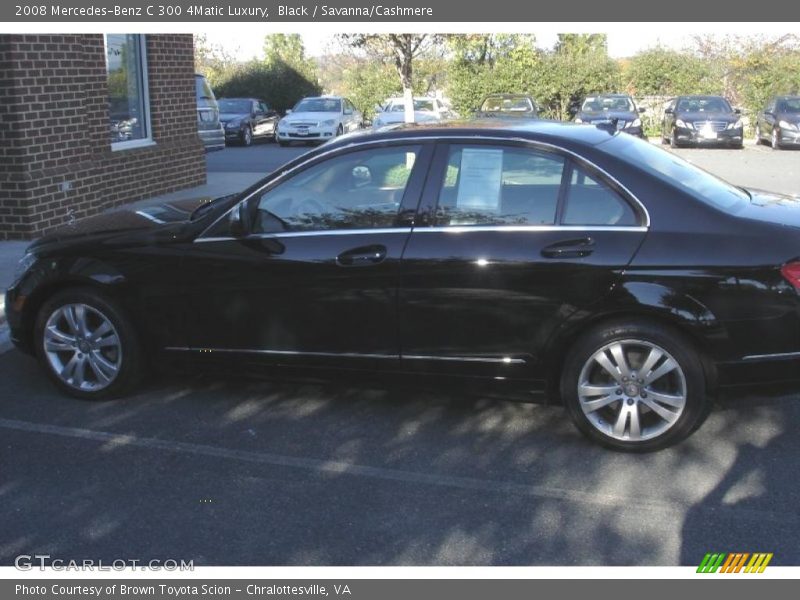 Black / Savanna/Cashmere 2008 Mercedes-Benz C 300 4Matic Luxury