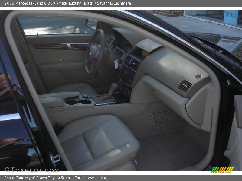 Black / Savanna/Cashmere 2008 Mercedes-Benz C 300 4Matic Luxury