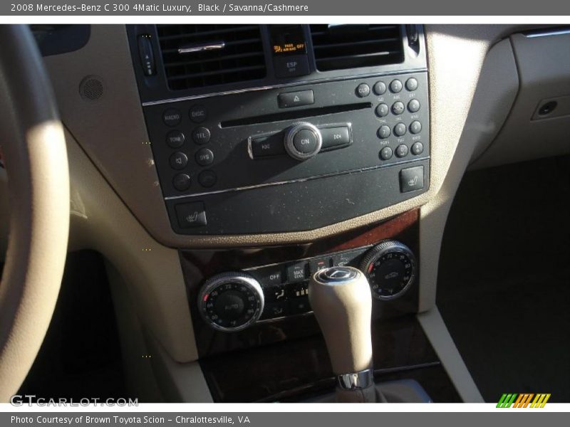 Black / Savanna/Cashmere 2008 Mercedes-Benz C 300 4Matic Luxury