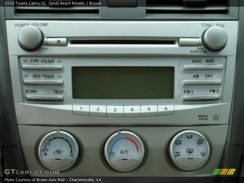 Sandy Beach Metallic / Bisque 2010 Toyota Camry LE