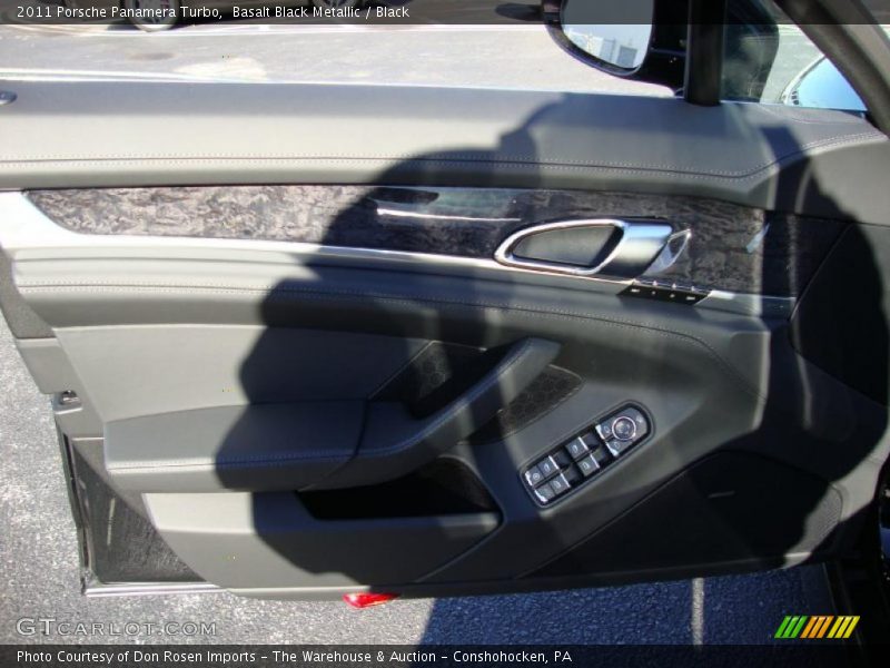Basalt Black Metallic / Black 2011 Porsche Panamera Turbo