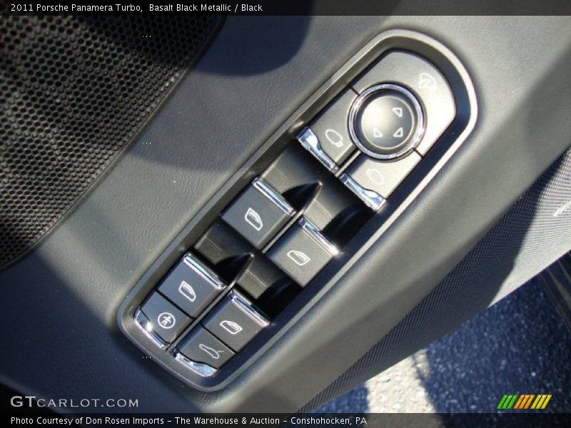 Basalt Black Metallic / Black 2011 Porsche Panamera Turbo