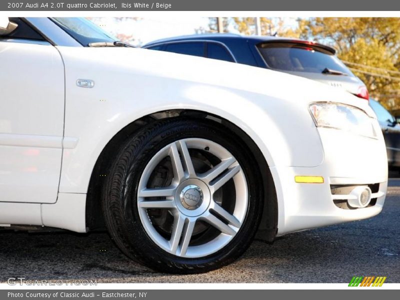 Ibis White / Beige 2007 Audi A4 2.0T quattro Cabriolet
