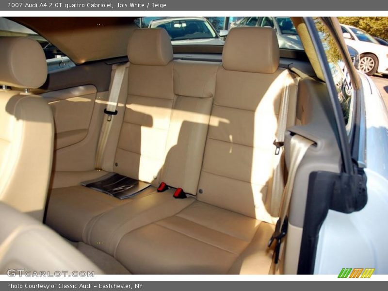Ibis White / Beige 2007 Audi A4 2.0T quattro Cabriolet