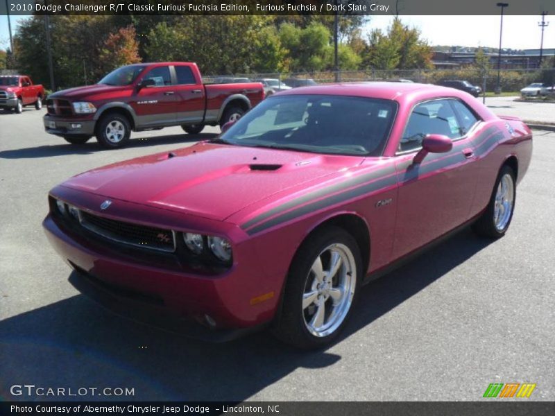 Furious Fuchsia / Dark Slate Gray 2010 Dodge Challenger R/T Classic Furious Fuchsia Edition