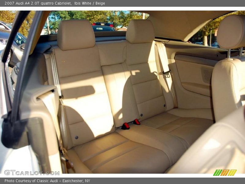 Ibis White / Beige 2007 Audi A4 2.0T quattro Cabriolet