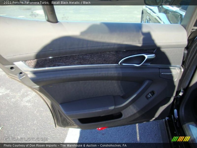 Basalt Black Metallic / Black 2011 Porsche Panamera Turbo