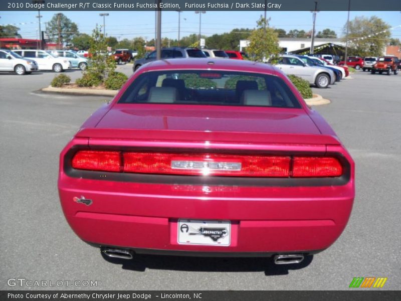 Furious Fuchsia / Dark Slate Gray 2010 Dodge Challenger R/T Classic Furious Fuchsia Edition