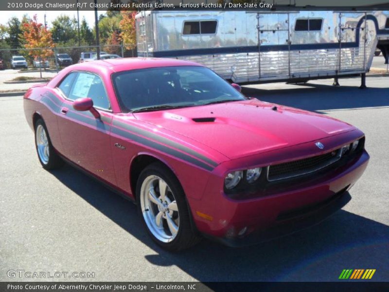 Furious Fuchsia / Dark Slate Gray 2010 Dodge Challenger R/T Classic Furious Fuchsia Edition