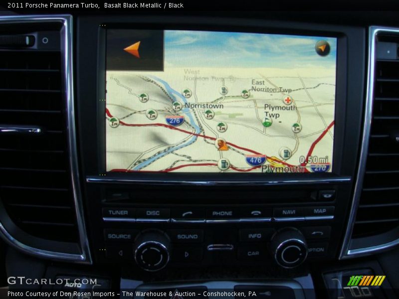 Navigation of 2011 Panamera Turbo