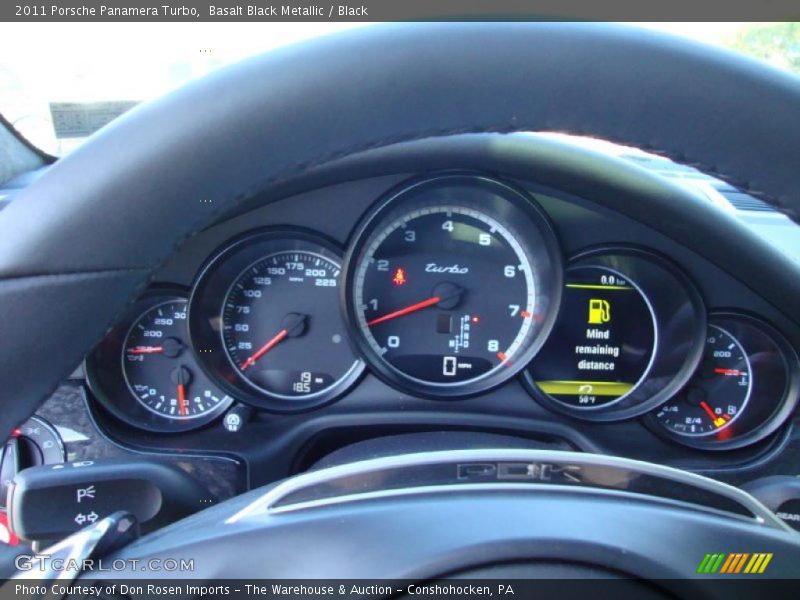  2011 Panamera Turbo Turbo Gauges