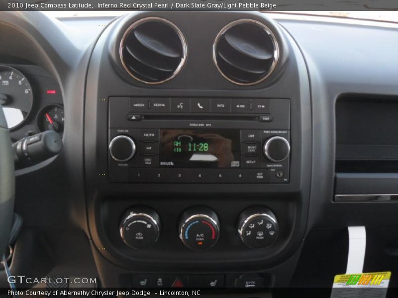 Inferno Red Crystal Pearl / Dark Slate Gray/Light Pebble Beige 2010 Jeep Compass Latitude