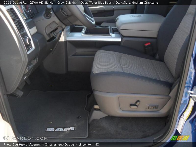 Deep Water Blue Pearl / Dark Slate/Medium Graystone 2011 Dodge Ram 2500 HD Big Horn Crew Cab 4x4