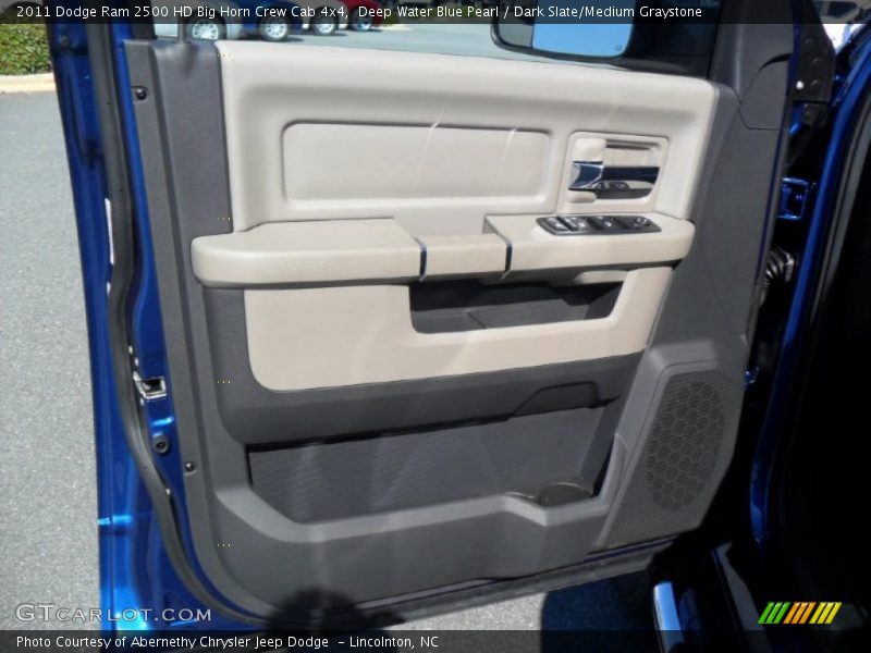 Deep Water Blue Pearl / Dark Slate/Medium Graystone 2011 Dodge Ram 2500 HD Big Horn Crew Cab 4x4