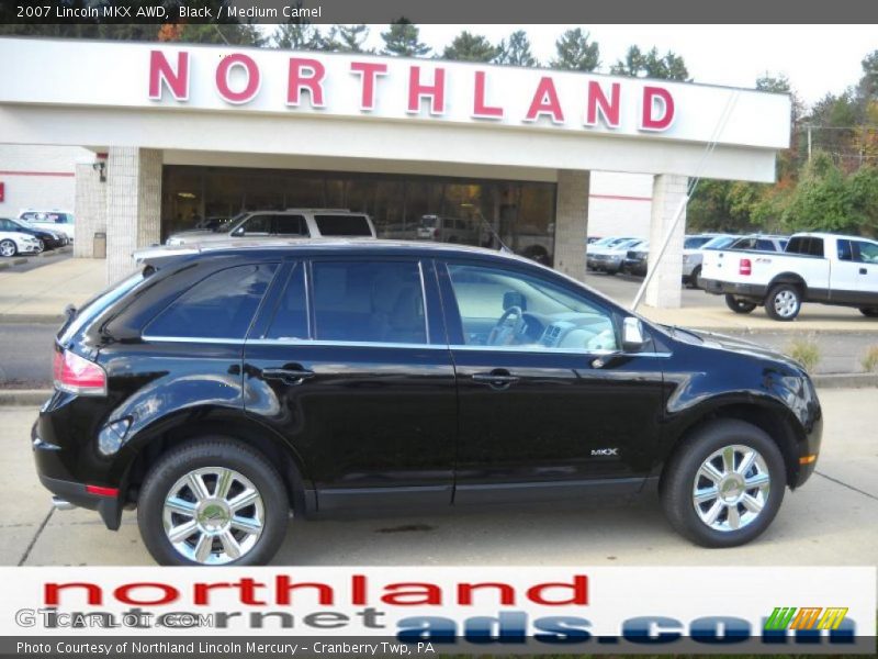 Black / Medium Camel 2007 Lincoln MKX AWD
