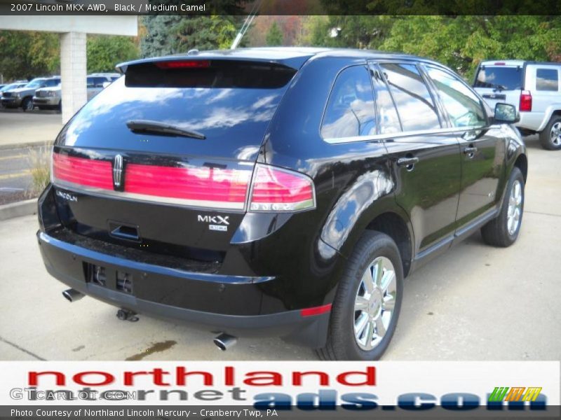 Black / Medium Camel 2007 Lincoln MKX AWD