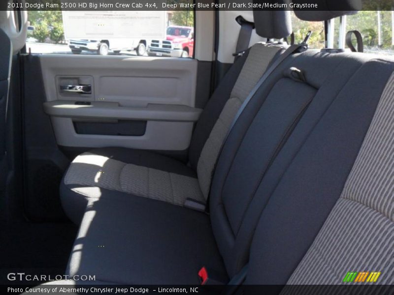 Deep Water Blue Pearl / Dark Slate/Medium Graystone 2011 Dodge Ram 2500 HD Big Horn Crew Cab 4x4