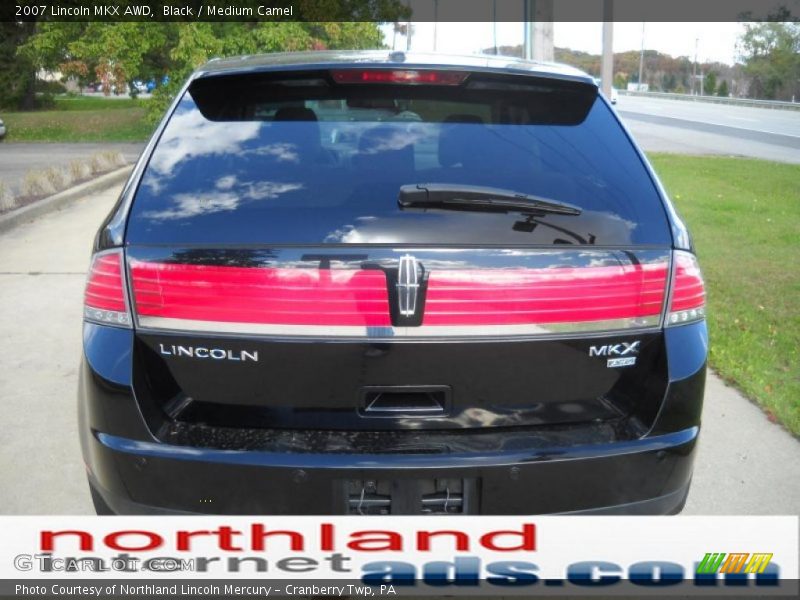 Black / Medium Camel 2007 Lincoln MKX AWD
