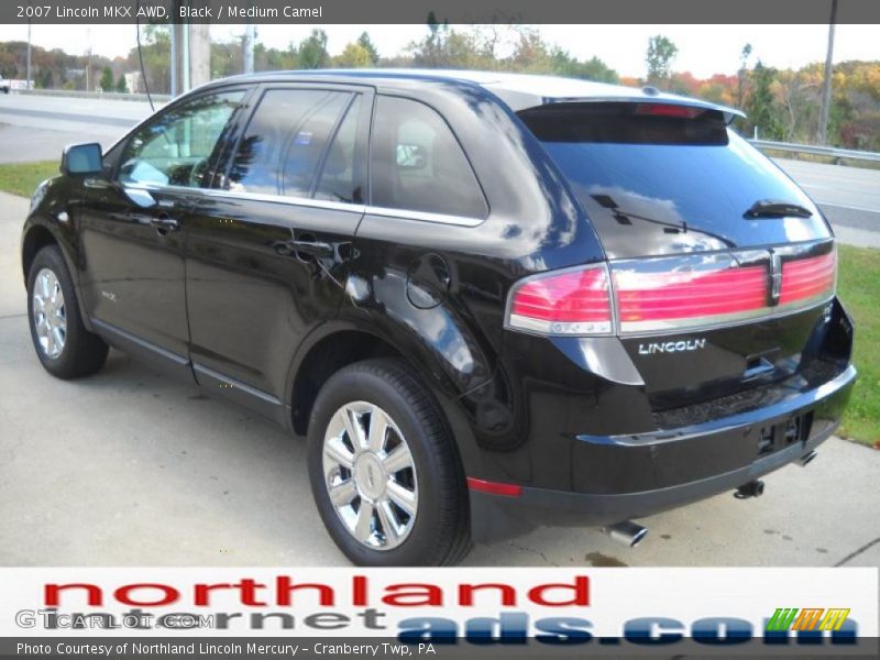 Black / Medium Camel 2007 Lincoln MKX AWD