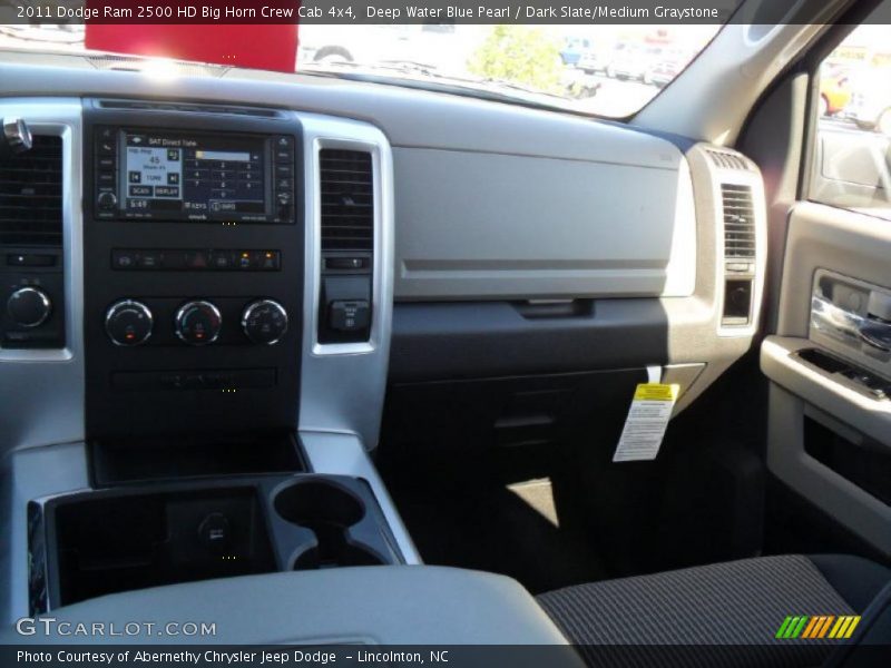 Deep Water Blue Pearl / Dark Slate/Medium Graystone 2011 Dodge Ram 2500 HD Big Horn Crew Cab 4x4