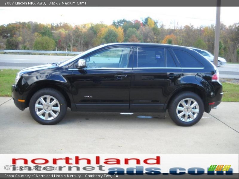 Black / Medium Camel 2007 Lincoln MKX AWD
