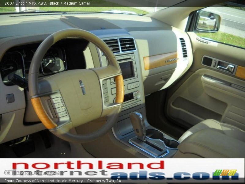 Black / Medium Camel 2007 Lincoln MKX AWD