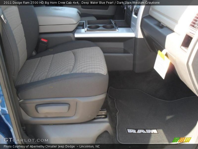 Deep Water Blue Pearl / Dark Slate/Medium Graystone 2011 Dodge Ram 2500 HD Big Horn Crew Cab 4x4
