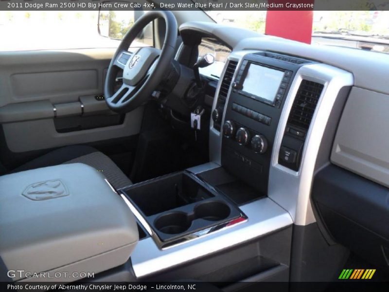 Deep Water Blue Pearl / Dark Slate/Medium Graystone 2011 Dodge Ram 2500 HD Big Horn Crew Cab 4x4