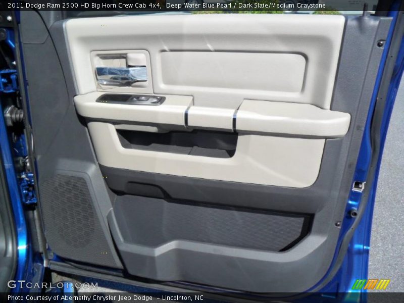 Deep Water Blue Pearl / Dark Slate/Medium Graystone 2011 Dodge Ram 2500 HD Big Horn Crew Cab 4x4