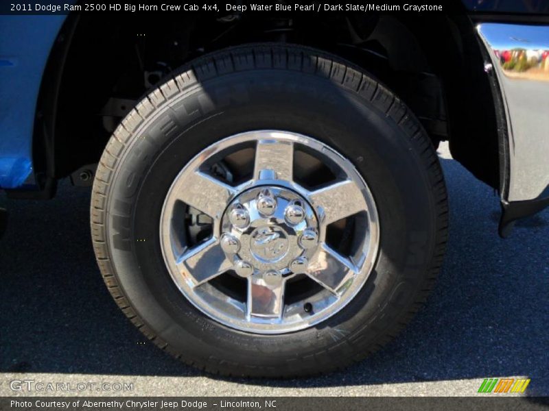 Deep Water Blue Pearl / Dark Slate/Medium Graystone 2011 Dodge Ram 2500 HD Big Horn Crew Cab 4x4