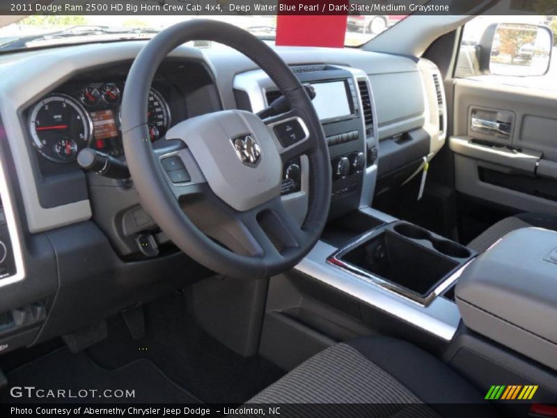 Deep Water Blue Pearl / Dark Slate/Medium Graystone 2011 Dodge Ram 2500 HD Big Horn Crew Cab 4x4