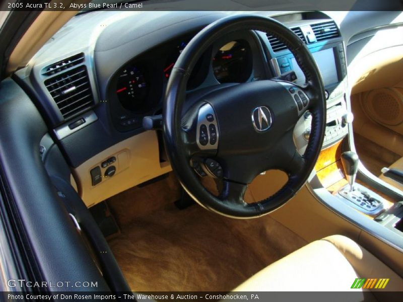 Abyss Blue Pearl / Camel 2005 Acura TL 3.2