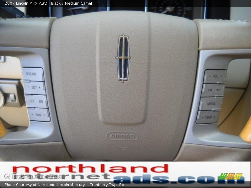 Black / Medium Camel 2007 Lincoln MKX AWD