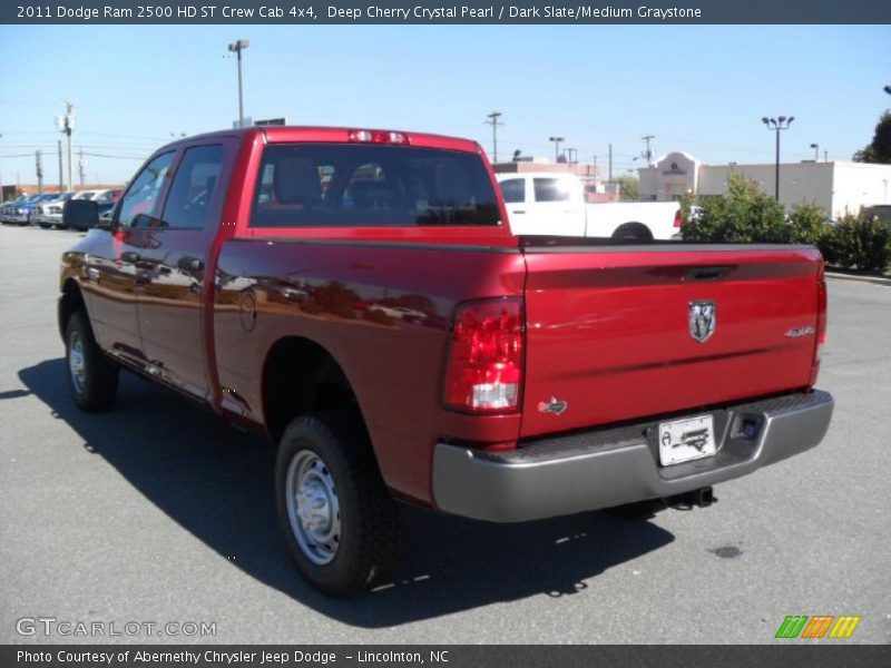 Deep Cherry Crystal Pearl / Dark Slate/Medium Graystone 2011 Dodge Ram 2500 HD ST Crew Cab 4x4