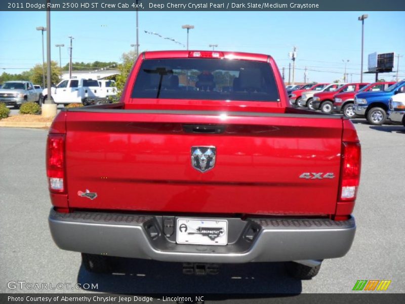 Deep Cherry Crystal Pearl / Dark Slate/Medium Graystone 2011 Dodge Ram 2500 HD ST Crew Cab 4x4