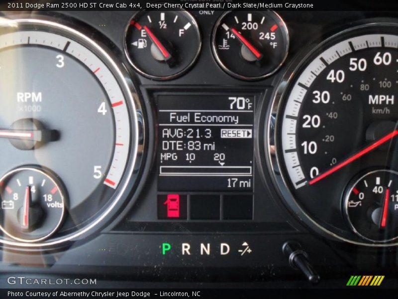  2011 Ram 2500 HD ST Crew Cab 4x4 ST Crew Cab 4x4 Gauges
