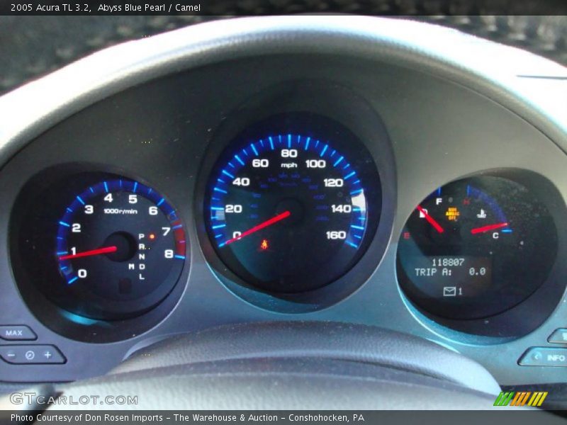 Abyss Blue Pearl / Camel 2005 Acura TL 3.2
