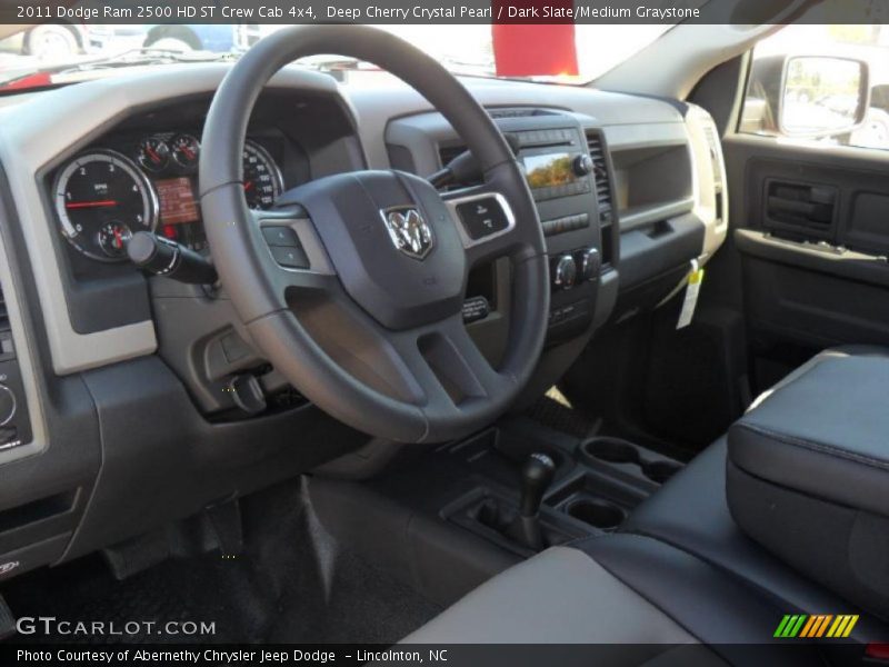 Deep Cherry Crystal Pearl / Dark Slate/Medium Graystone 2011 Dodge Ram 2500 HD ST Crew Cab 4x4